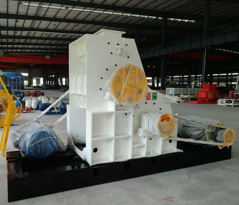 380V 50Hz Double Rotor Hammer Crusher Mill Untuk Pemrosesan Bahan