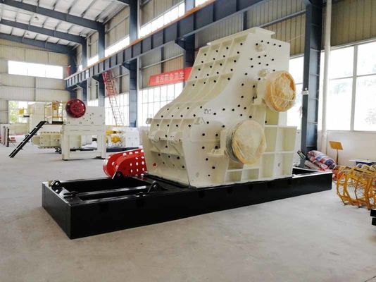 Crusher Hammer Mill yang dapat disesuaikan dengan ≤3 mm Outlet Materials, 320kw Power, dan Garansi 2 Tahun untuk Pengolahan Mineral