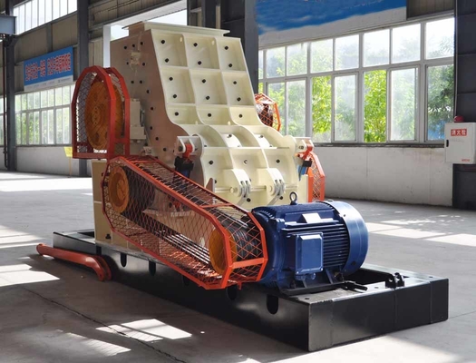 HC800 * 2A Dual Rotor Hammer Crusher Machine Mill Untuk Pemrosesan Bahan