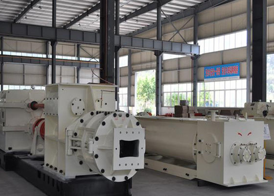 Clay Fly Ash Brick Making Equipment Hollow Block vacuum extruder membentuk Mesin