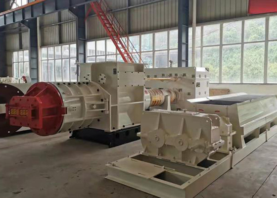 Clay Fly Ash Brick Making Equipment Hollow Block vacuum extruder membentuk Mesin