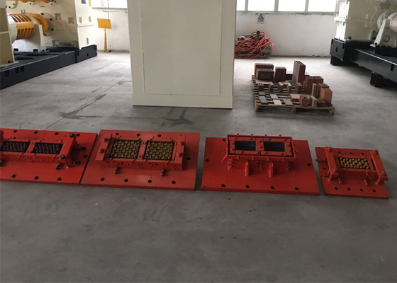 Tanah tanah liat Interlocking Merah Solid Brick Making Machine / Mesin blok otomatis penuh