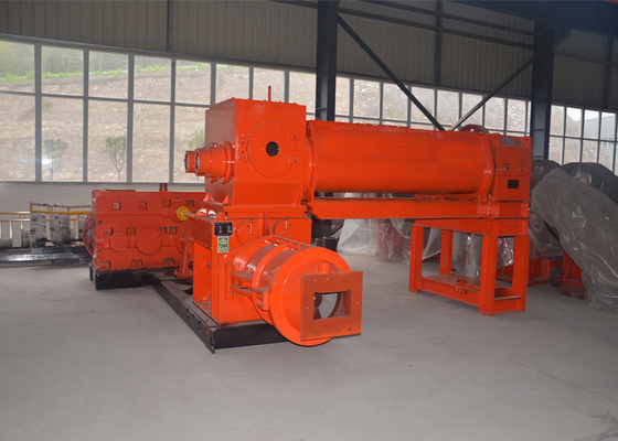 Vacuum Extruder Auto Sepenuhnya Otomatis Membakar Mesin Pembuat Batu Bata Tanah Liat Lumpur Hijau Merah