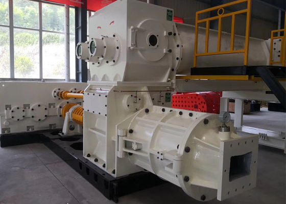 Vacuum Extruder Auto Sepenuhnya Otomatis Membakar Mesin Pembuat Batu Bata Tanah Liat Lumpur Hijau Merah