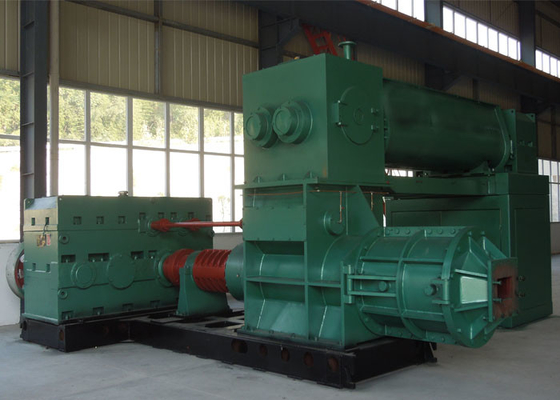 Mesin Pembuat Batako Otomatis Clay Red Hollow Block Dengan Vacuum Extruder