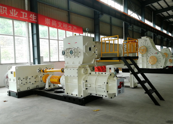 Tanah Liat Fly Ash Bricks Mesin Otomatis Mesin Vacuum Extruder Brick