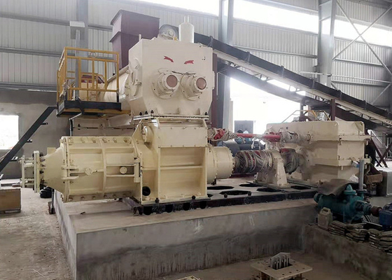 Mesin Pembuat Batako Otomatis Fly Ash, Mesin Vacuum Extruding Clay Block