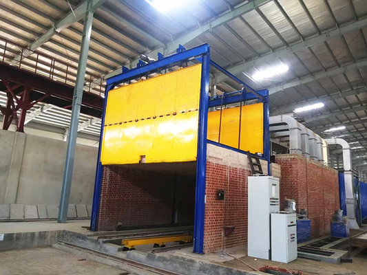Auto Tunnel Kiln Untuk Proses Penembakan Bata Di Lini Produksi Bata Tanah Liat