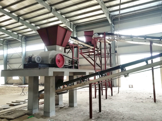 Peralatan Pengolahan Mineral BBT Mesin Roll Crusher Produksi Bata