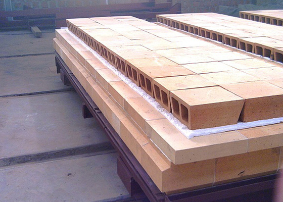 Terowongan Kiln Batu Bata Tanah Liat Tahan Api Bahan Bata Api Isolasi Tahan Alkali