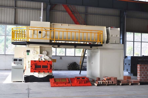 Fungsional Vacuum Extruder Clay Brick Mesin Ekstrusi Berkelanjutan Otomatis