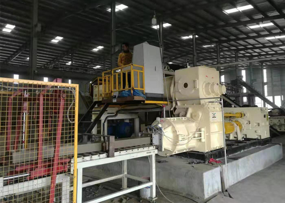 Mesin Bata Vakum Otomatis Penuh Peralatan Blok Berongga 304 Stainless Steel