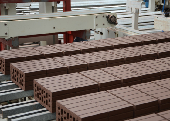 Bata Tanah Liat Hidrolik Dan Pemotong Blok Otomatis ISO9001 Disetujui