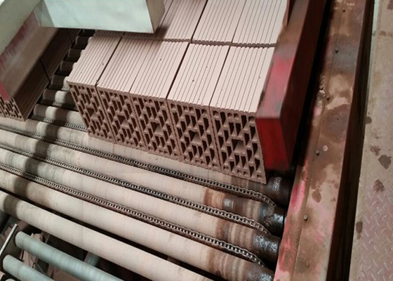 Bata Tanah Liat Hidrolik Dan Pemotong Blok Otomatis ISO9001 Disetujui