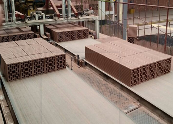 Mesin Pemotong Bata Tanah Liat Presisi Tinggi dengan Panjang Irisan 2.1 m dan 12-16 Potongan per Menit Model QTQD-1
