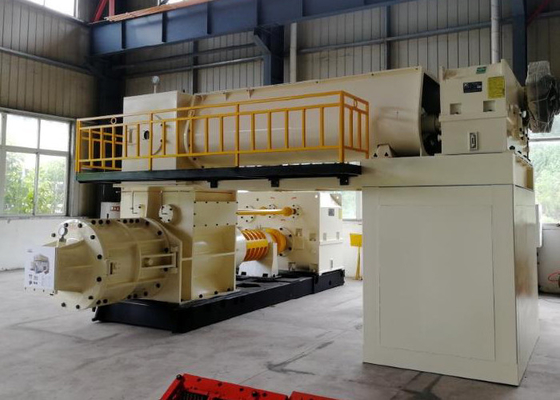 Mesin Diesel Hollow Clay Red Bricks Manufacturing Machine Vacuum Extruder