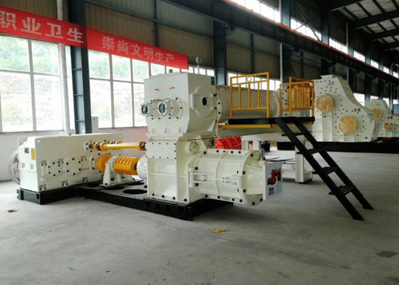Mesin Diesel Hollow Clay Red Bricks Manufacturing Machine Vacuum Extruder