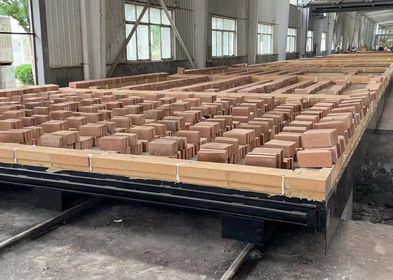 BBT Customized Clay Brick Tunnel Kiln Cart Dengan Sistem Pembuangan