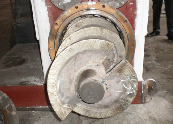 Suku Cadang Mesin Pembuat Bata Disesuaikan Sekrup Mesin Vacuum Extruder