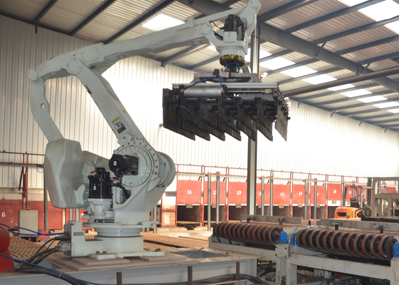 Lini Produksi Bata Tanah Liat Sepenuhnya Otomatis Terowongan Kiln Brick Setting Machine