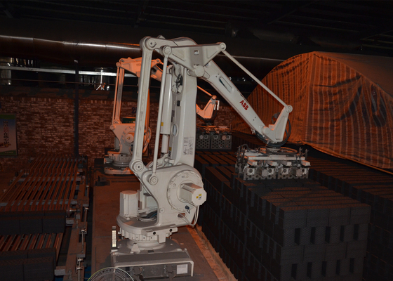 Lini Produksi Bata Tanah Liat Sepenuhnya Otomatis Terowongan Kiln Brick Setting Machine