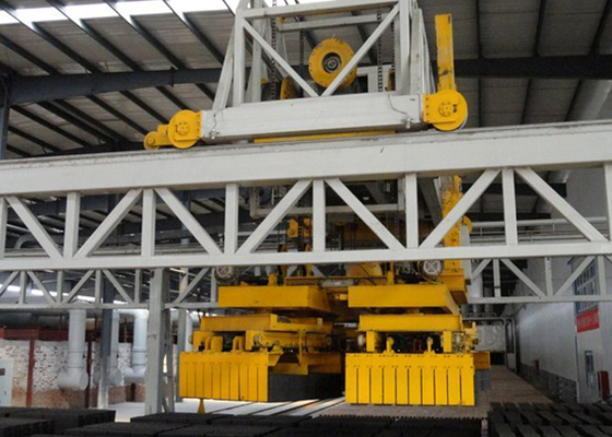 Mesin susun batu bata tanah liat sepenuhnya otomatis untuk blok berongga dengan kapasitas berbeda
