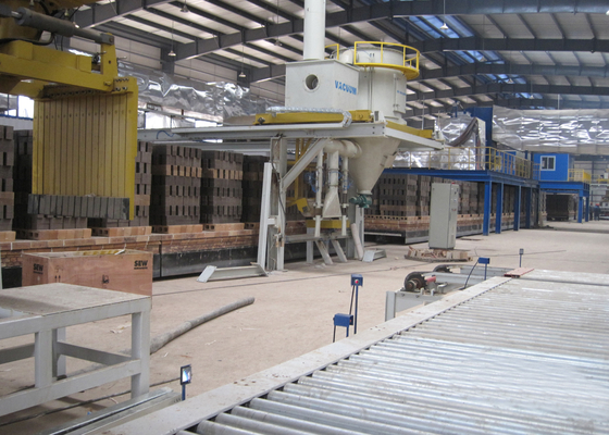 Vacuum Tunnel Kiln Car Cleaner Otomatis Untuk Pembersihan Kiln Cart