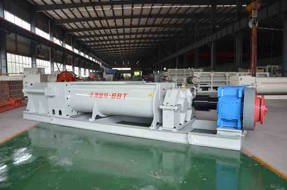 Mesin Pembuat Bata Merah Otomatis 30 - 40m³ / H Kapasitas Horizontal Paddle Mixer