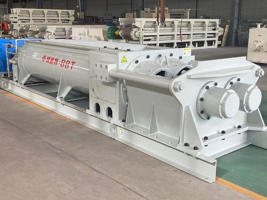 Mesin Pembuat Bata Merah Otomatis 30 - 40m³ / H Kapasitas Horizontal Paddle Mixer
