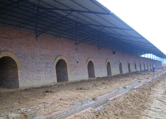 Lini Produksi Mesin Batako Berongga Tanah Liat Untuk Pabrik Kiln Hoffman