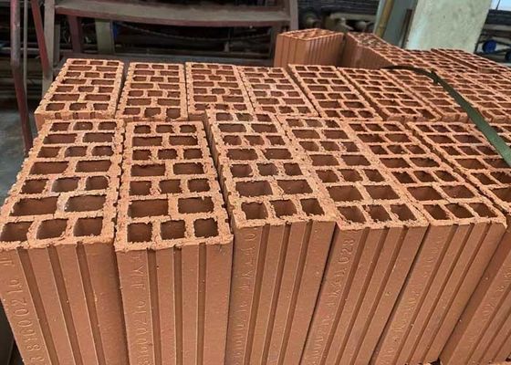 Jalur Produksi Otomatis Terowongan Tungku untuk Pembuatan Blok Berongga Tanah Liat dengan Pengering Terowongan dan Kapasitas Besar 800 ton/hari