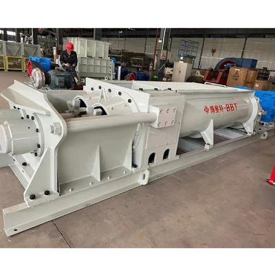 Bahan Baku Bata Tanah Liat Double Shaft Mixer Tunnel Kiln 75kw
