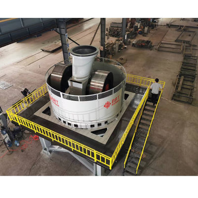 Pabrik pembuatan batu bata baru TWPM185 Wet Pan Mill mesin Untuk pembuatan batu bata tanah liat