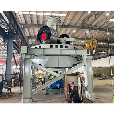 Pabrik pembuatan batu bata baru TWPM185 Wet Pan Mill mesin Untuk pembuatan batu bata tanah liat