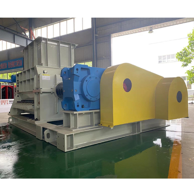 TRA400X1000 Double Toothed Toothed Roll Crusher Pabrik Batu Bata Tanah Liat Mesin Rolling