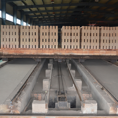 Kiln Terowongan Bata Tanah Liat Otomatis Penuh Dengan Ruang Pengering
