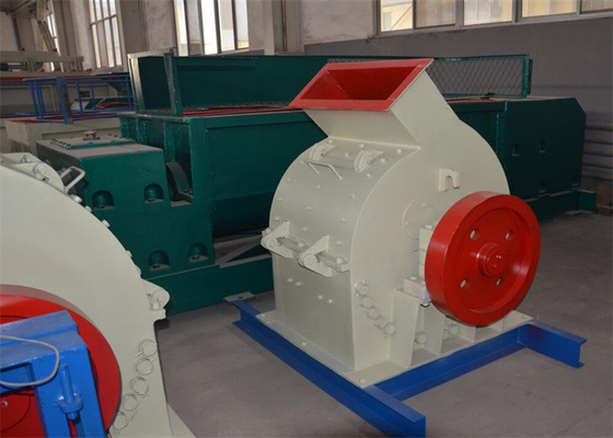 Mesin Hammer Roller Crusher Untuk Pabrik Pembuatan Batu Bata Tanah Liat 132kw
