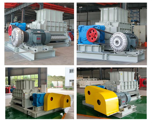 Blok tanah liat Pabrik Bahan baku Penghancur Roller Mesin Roll Crusher