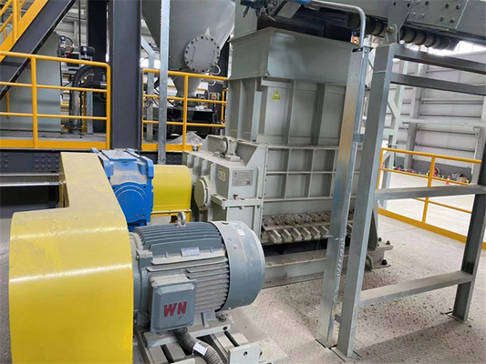 Blok tanah liat Pabrik Bahan baku Penghancur Roller Mesin Roll Crusher