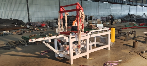 Highly Fully Automatic Flat Conveyor Belt Clay Brick Cutter untuk blok padat dan berongga