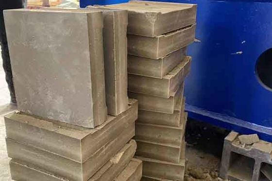 Custom Building Tekanan Tinggi 20 T Untuk 1200 T Biru Hydraulic Press Untuk Insulating Brick Making Dan Refractory Brick Making,