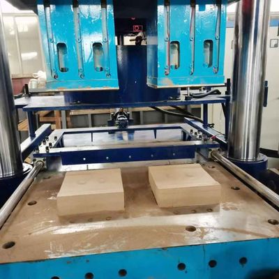 Custom Building Tekanan Tinggi 20 T Untuk 1200 T Biru Hydraulic Press Untuk Insulating Brick Making Dan Refractory Brick Making,