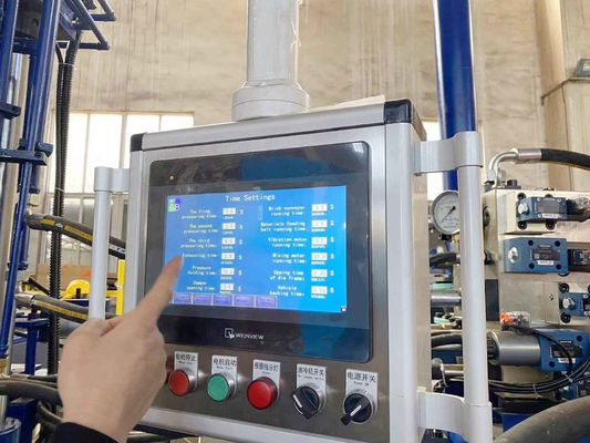 Custom Building Tekanan Tinggi 20 T Untuk 1200 T Biru Hydraulic Press Untuk Insulating Brick Making Dan Refractory Brick Making,