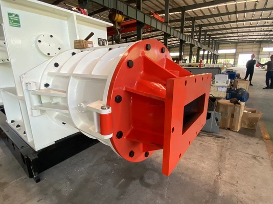Mesin pembuatan batu bata tanah liat profesional Extruder vakum untuk blok berongga padat