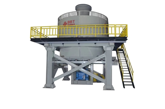 5300*4600*6500 mm Wet Pan Mill Mesin pembuatan batu bata tanah liat