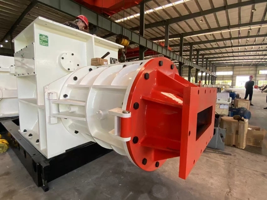 EV45A vacuum extruder mesin pembuatan batu bata tanah liat untuk produksi blok berongga padat