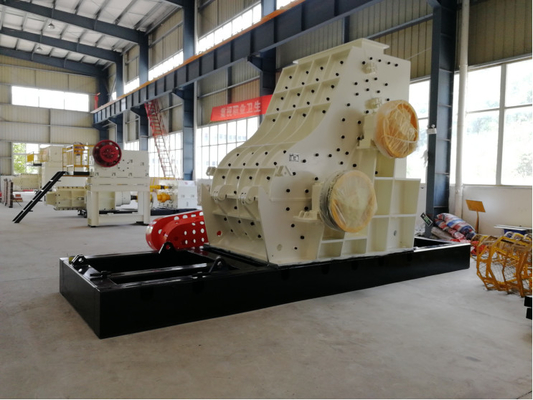 Penghematan Energi Otomatis 90-120 t/h Dual-Rotor Hammer Crusher untuk kebutuhan menghancurkan