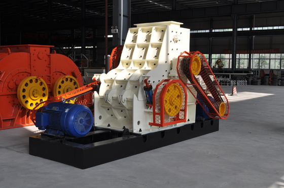 Vertical Double Rotor Crusher Roller Crushing Machine untuk garis pembuatan batu bata tanah liat