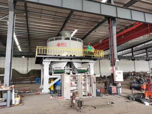 Wet Pan Mill Tanah liat pabrik batu bata Edge Runner Mill