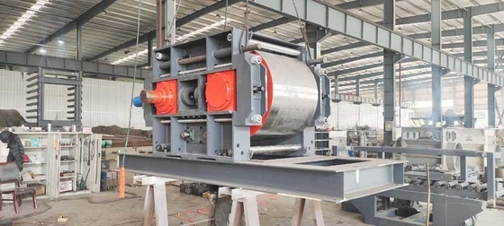 20 sampai 100 ton/jam Grey Refine roller crusher roll mill untuk bahan baku penghancur batu bata tanah liat pembuatan bentonite pembuatan